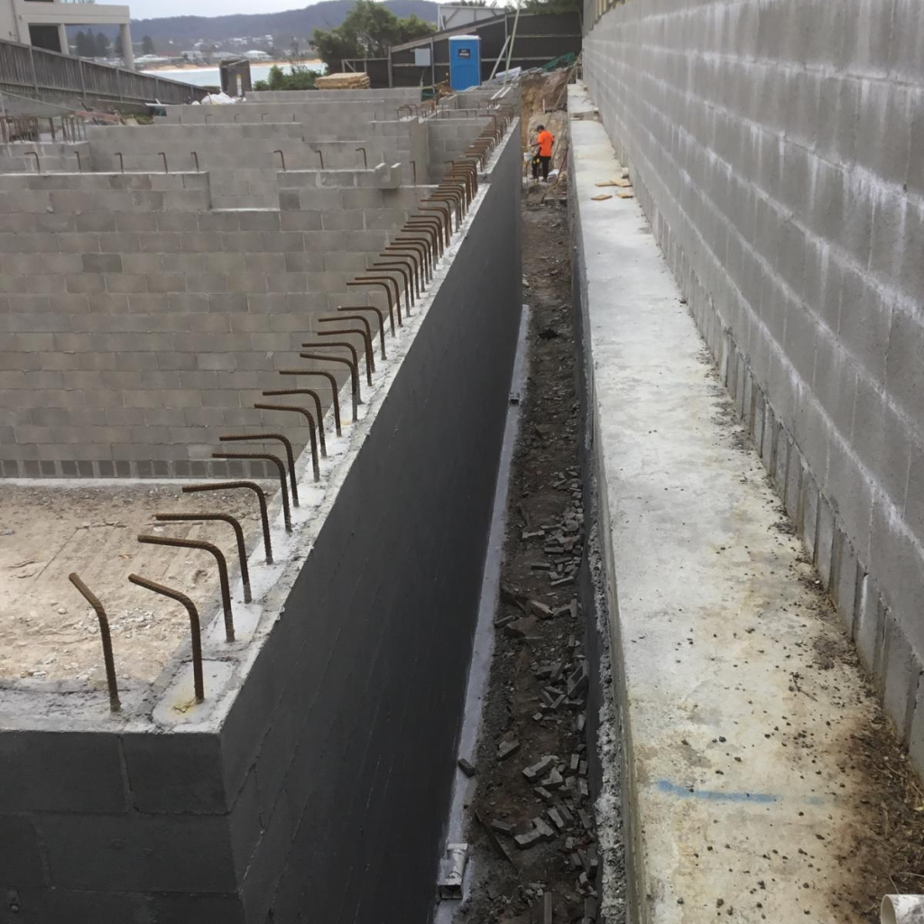 Shanes Waterproofing Retaining Wall